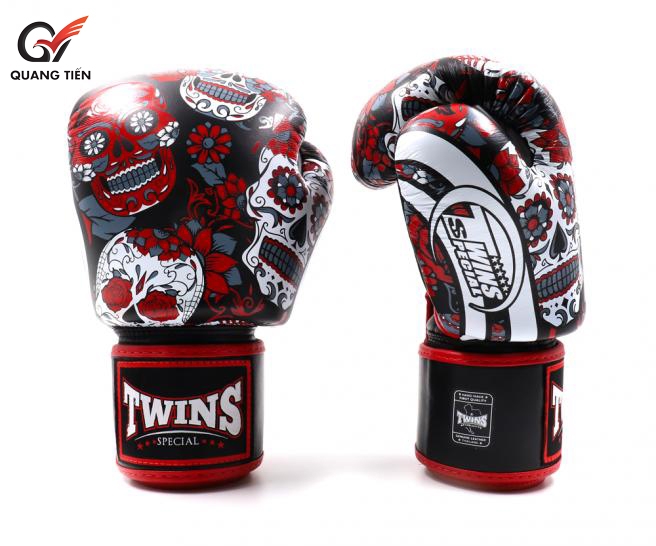 Găng Tay Twins Skull FBGVL3-53 Los Muertes Boxing Gloves | Đỏ