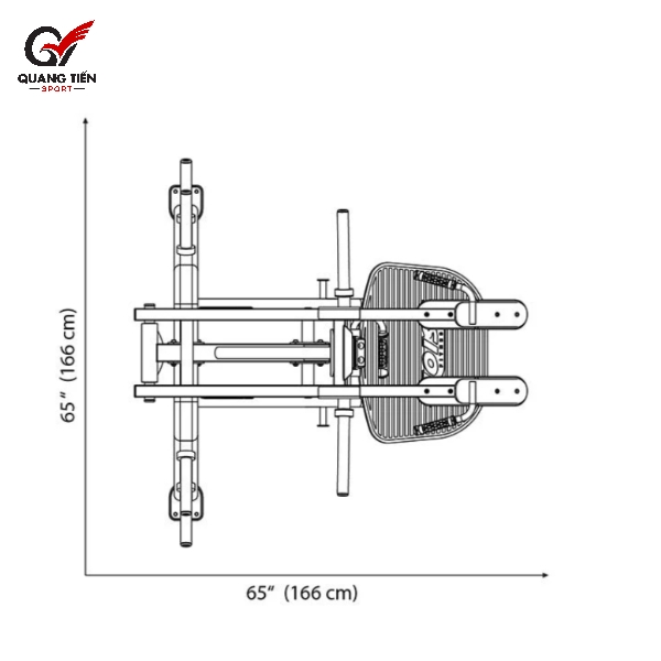 Hoist CF3359 Máy gánh tạ Squat thương hiệu Mỹ [Power Squat]