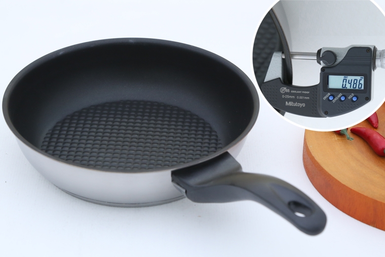 Chảo inox chống dính 3 đáy 26 cm Fivestar CKD26-3DI