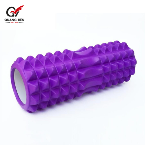 Con Lăn Yoga Massage Foam Roller - Ống Trụ Lăn Xốp Tập Thể Thao Giãn Cơ Gai Nhọn - Hãng Dododios