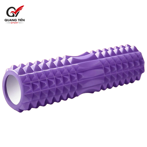 Con Lăn Yoga Massage Foam Roller - Ống Trụ Lăn Xốp Tập Thể Thao Giãn Cơ Gai Nhọn - Hãng Dododios