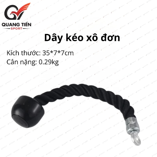 Phụ Kiện Tập Gym Kéo Xô, Dụng Cụ Tập Tay Tập Vai Lưng Chính Hãng