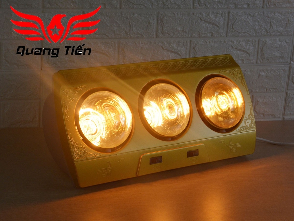 Đèn sưởi nhà tắm 3 bóng Kohn KN03G 825W - Chính Hãng