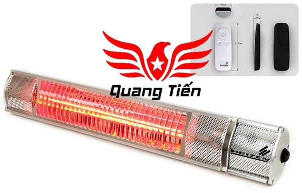 Đèn sưởi nhà tắm hồng ngoại Braun Kohn K150 - Chính Hãng