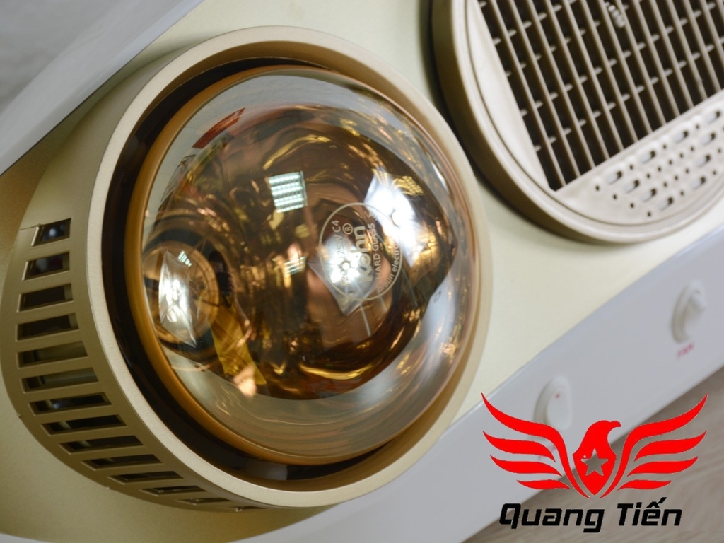Đèn sưởi nhà tắm Kohn Braun KU02PG 2 bóng - Chính Hãng