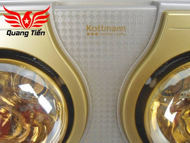 Đèn sưởi nhà tắm Kottmann 2 bóng K2B-H - Chính Hãng
