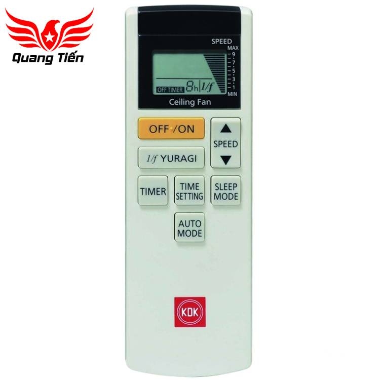 Quạt trần 4 cánh KDK W56WV (WH) có điều khiển từ xa