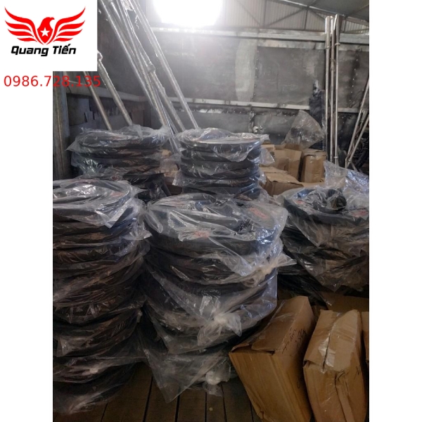 Tạ đĩa cao su Ziva 20Kg cao cấp 2021