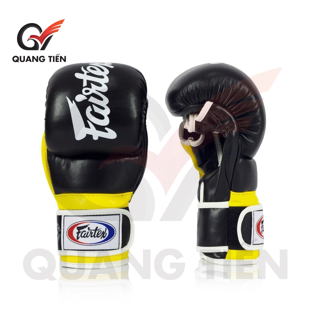 Găng Tay Fairtex FGV18 Super Sparring Grappling MMA Gloves (Đỏ đen)