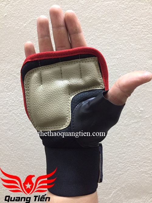 Găng tay tập tạ gym sport 2 vòng cổ tay QT22