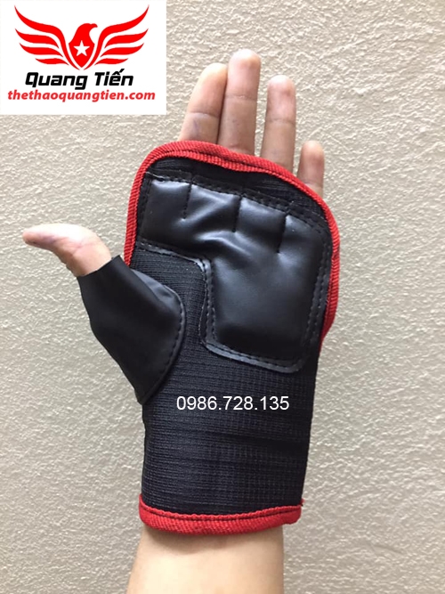 Găng tay tập tạ cổ ngắn QT20