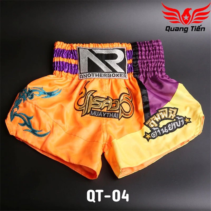Quần Muay Thái Another Boxer Chính Hãng Muay Thai Short Chất Liệu Satin Cao Cấp | QT-004
