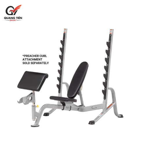 Hoist HF5170 Ghế tập ngực đa năng thương hiệu Mỹ [Position F.I.D. Olympic Bench]