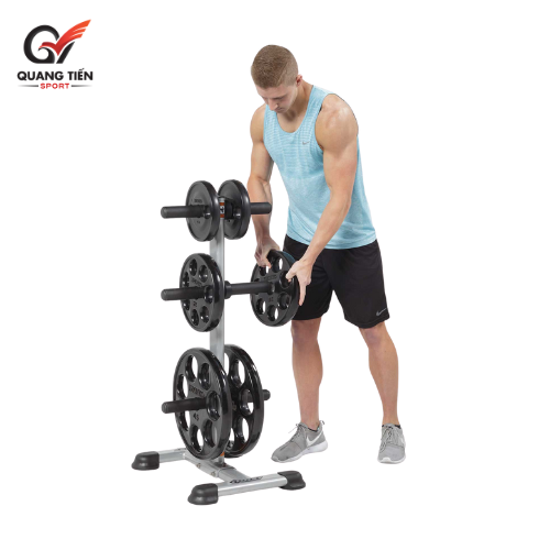 Hoist HF5444 Giá để tạ đĩa thương hiệu Mỹ [Olympic Weight Tree]