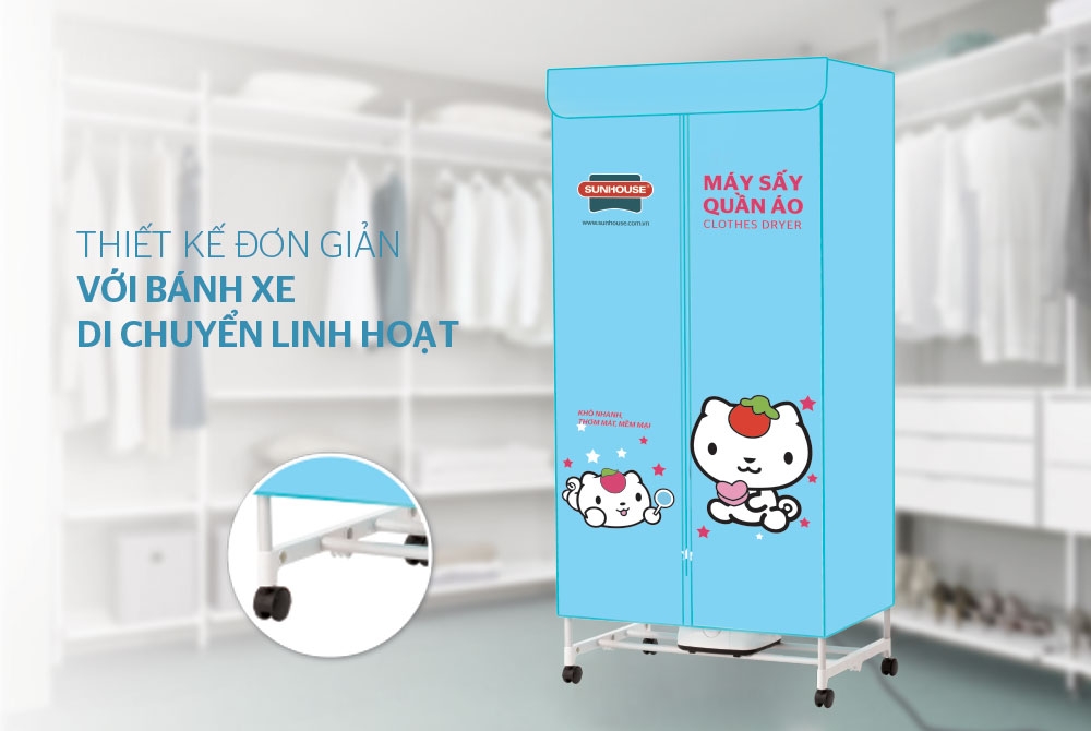 Máy sấy quần áo Sunhouse SHD2702