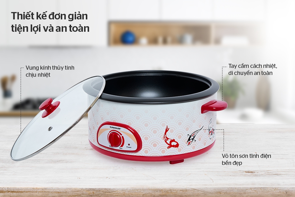 Lẩu điện Sunhouse SH525L