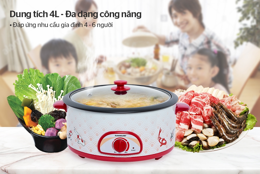 Lẩu điện Sunhouse SH525L