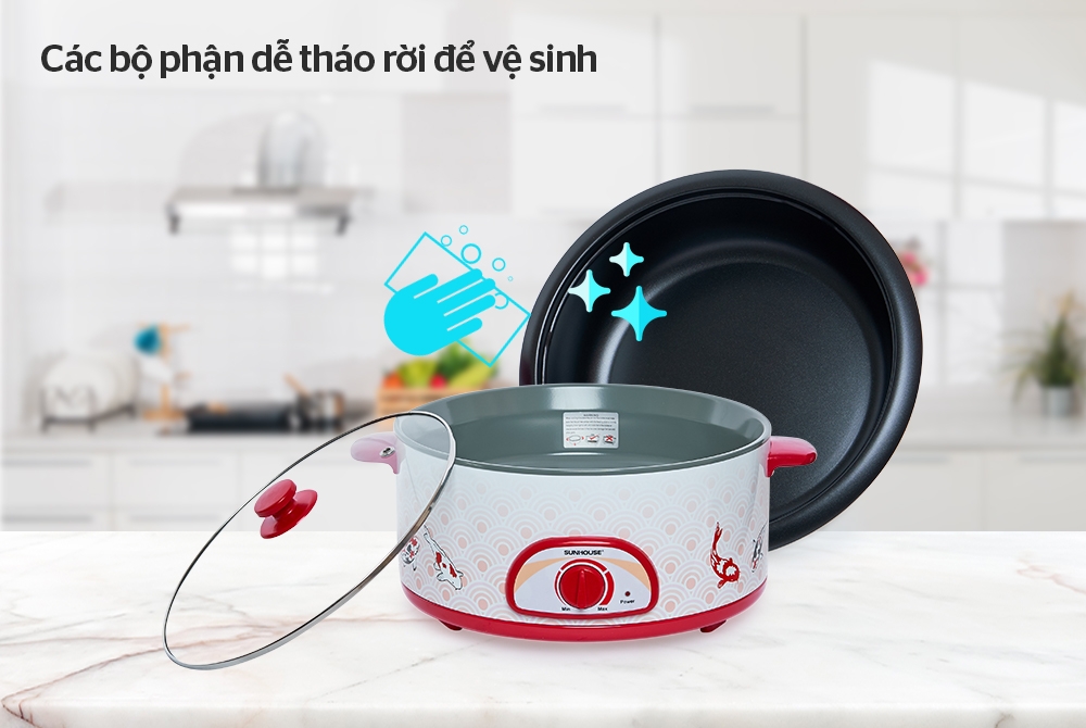 Lẩu điện Sunhouse SH525L