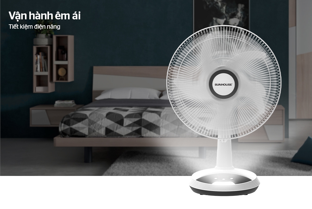 Quạt sạc Sunhouse SHD7223