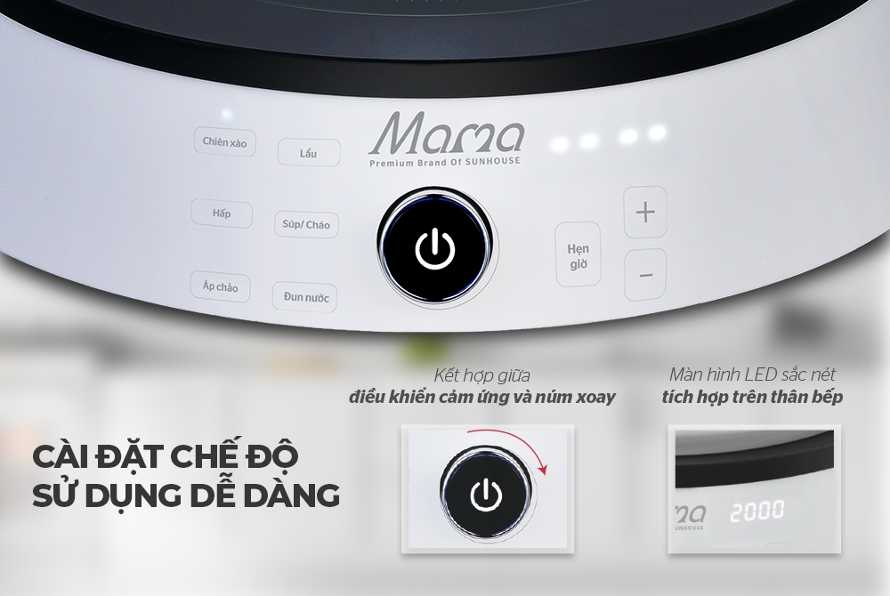 Bếp từ đơn Sunhouse Mama SHD6885