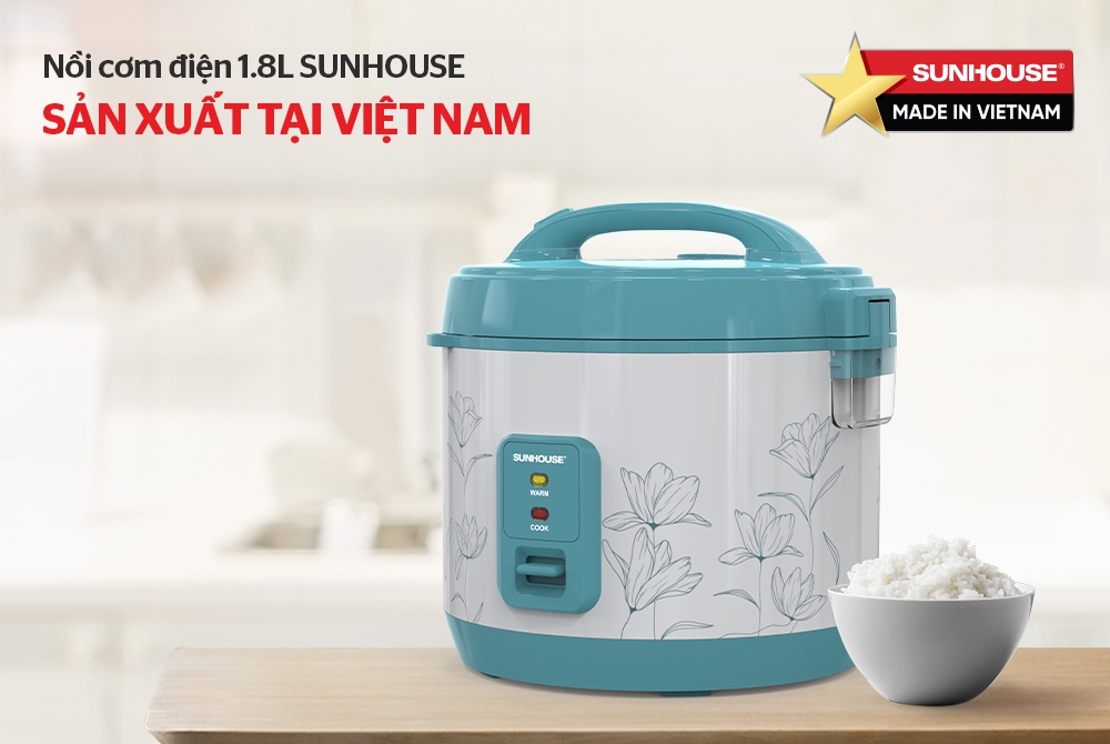 Nồi cơm điện 1.8L Sunhouse SHD8605