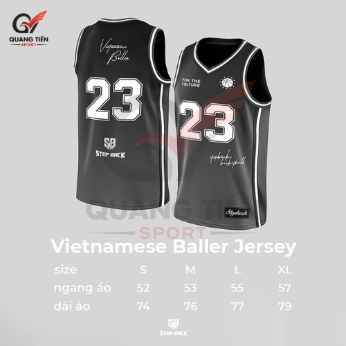 Áo bóng rổ Stepback Jersey Vietnamese Baller