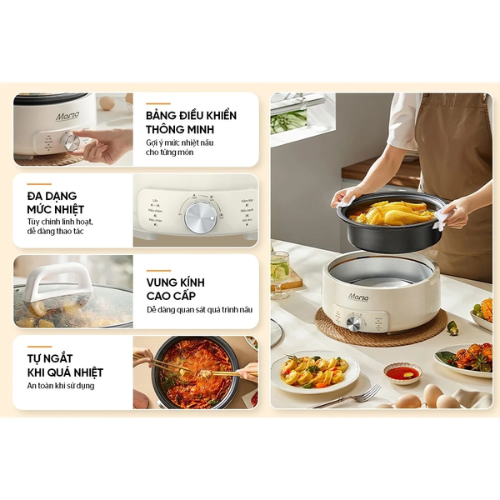 Lẩu điện 4L Sunhouse Mama SHD4548