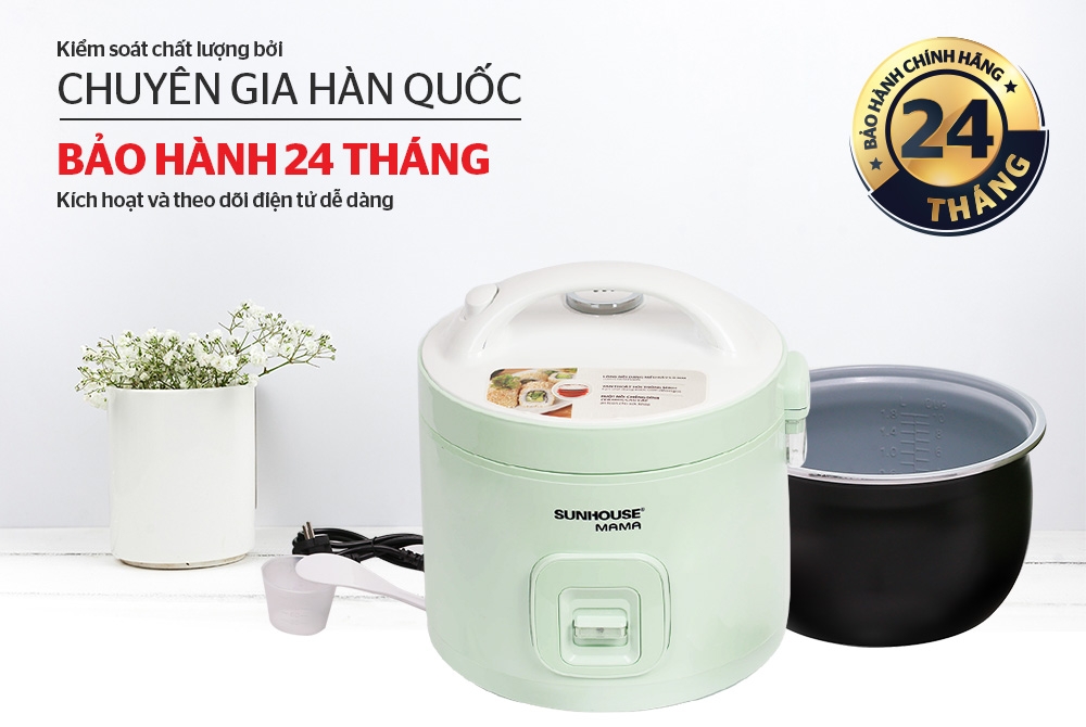 Nồi cơm điện 1.2L Sunhouse Mama SHD8265B