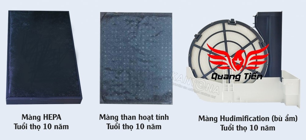 Máy lọc không khí và tạo ẩm panasonic F‑VXK70A cao cấp chính hãng