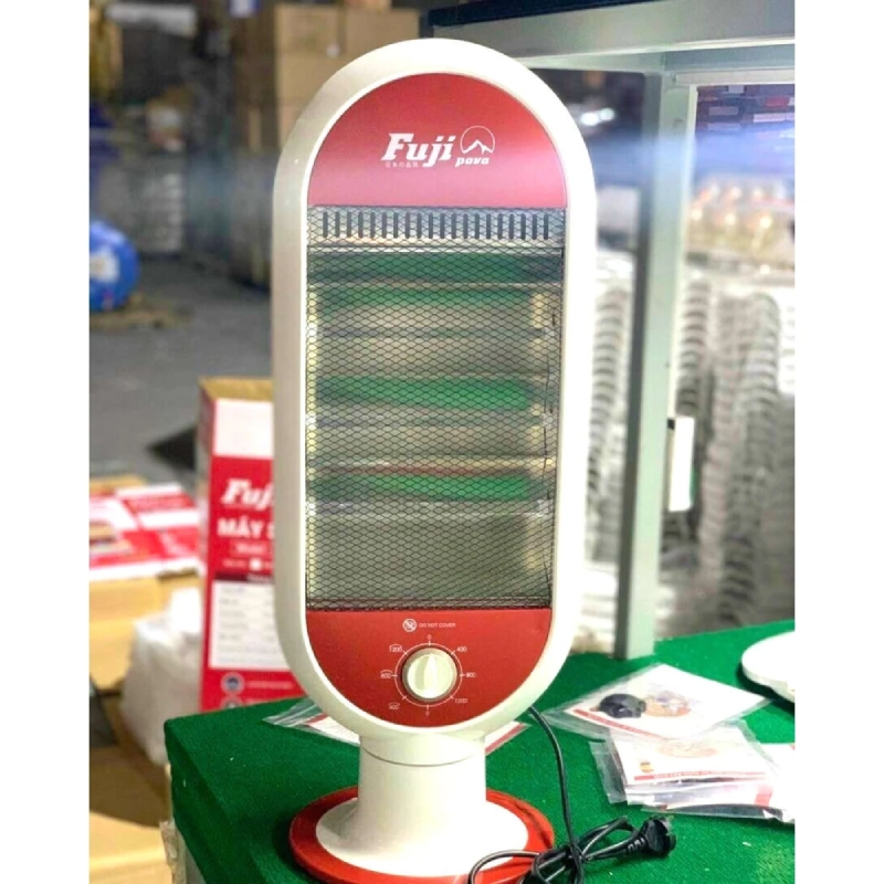 Máy Sưởi Điện Đèn Hồng Ngoại 3 Bóng Fuji - Chính Hãng