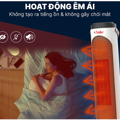 Máy Sưởi Gốm Saiko CH-2010R (2000W)