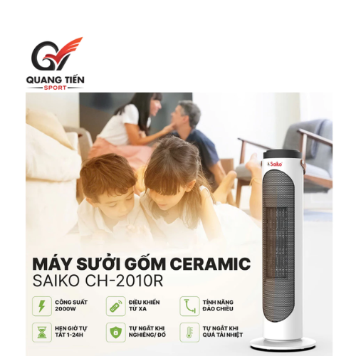 Máy Sưởi Gốm Saiko CH-2010R (2000W)