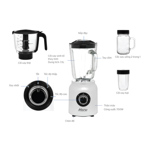 Máy xay sinh tố đa năng Sunhouse Mama SHD5353W