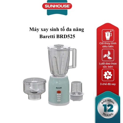 Máy xay sinh tố đa năng Baretti BRD525
