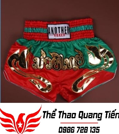 Quần Muay Thái Another Boxer Chính Hãng Muay Thai Short Chất Liệu Satin Cao Cấp | QT-008