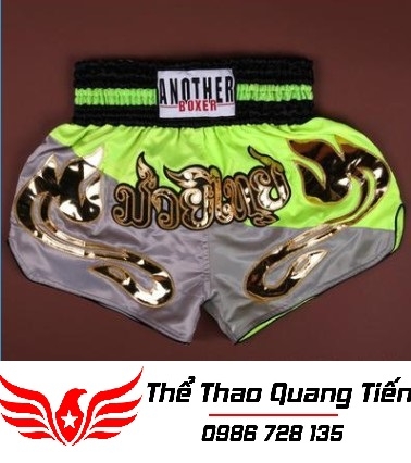 Quần Muay Thái Another Boxer Chính Hãng Muay Thai Short Chất Liệu Satin Cao Cấp | QT-005
