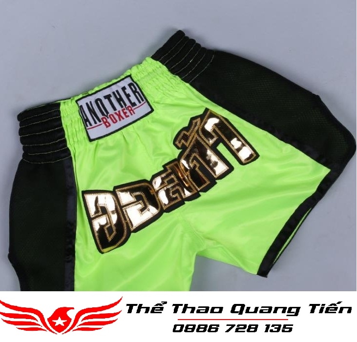 Quần Muay Thái Another Boxer Chính Hãng Muay Thai Short Chất Liệu Satin Cao Cấp | AB-016