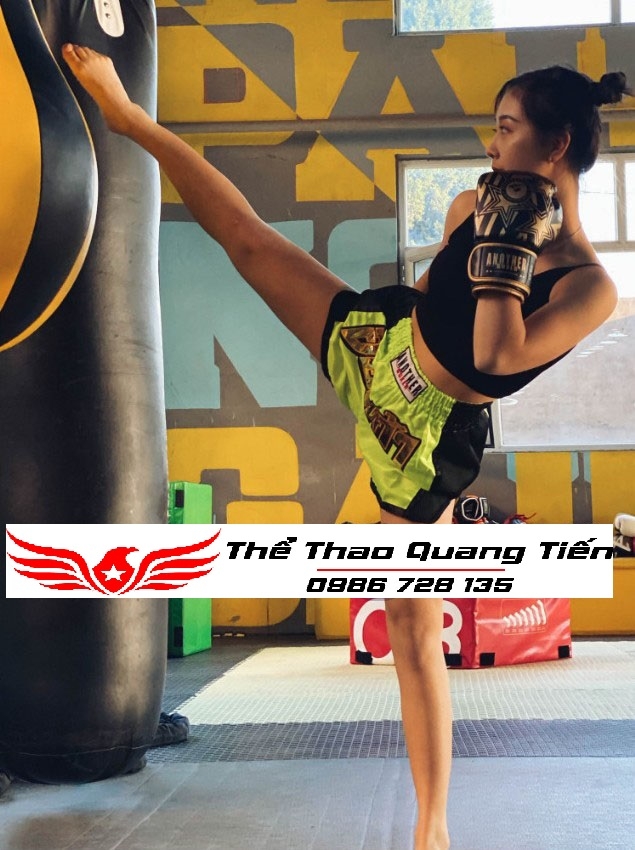 Quần Muay Thái Another Boxer Chính Hãng Muay Thai Short Chất Liệu Satin Cao Cấp | AB-016