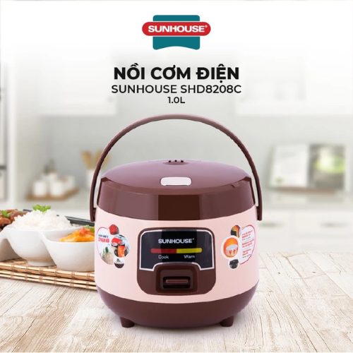 Nồi cơm điện 1L Sunhouse SHD8208C