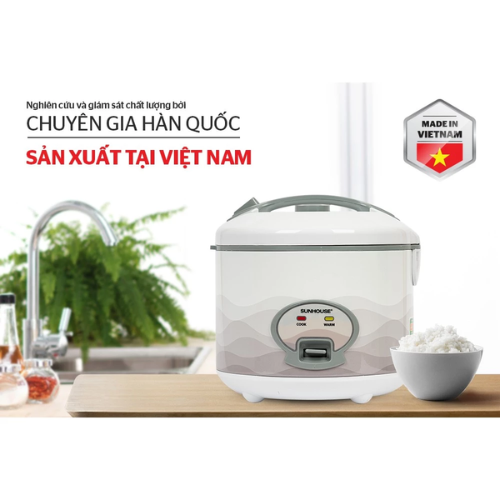 Nồi cơm điện 1.8L Sunhouse SHD8602