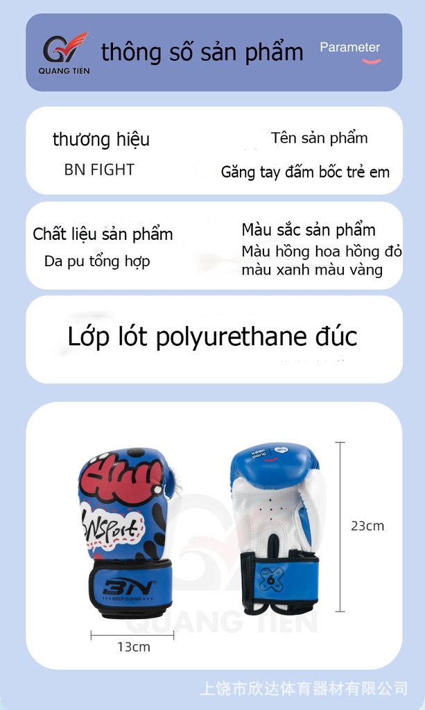 Găng Tay boxing BN 6oz 6.0 mẫu 2025 cá tính