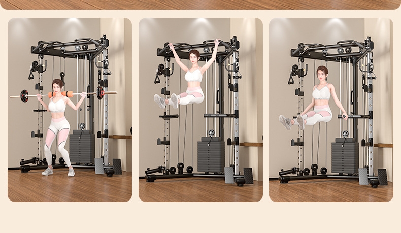Giàn tập đa năng chữ V JL021 + 140KG tạ kéo xô