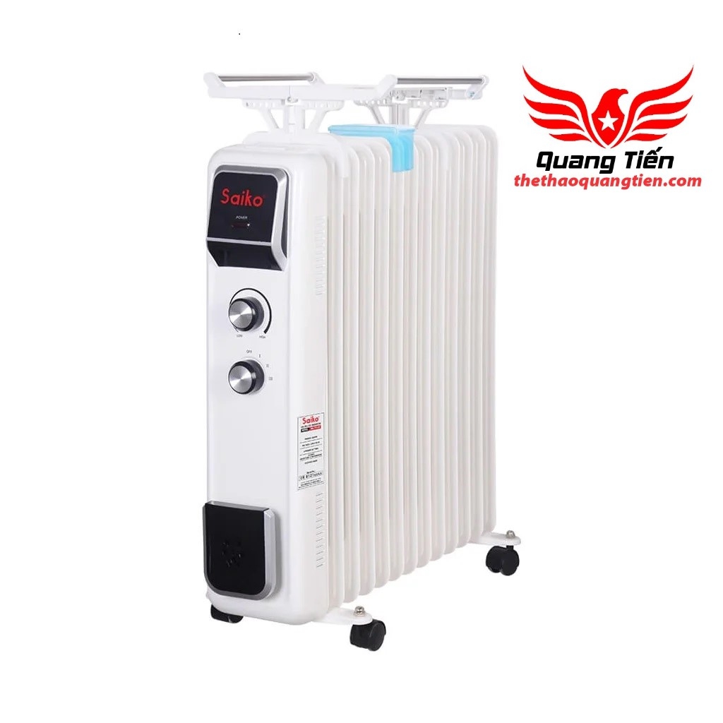 Máy Sưởi Dầu Saiko OR-7213T 13 Thanh (2600W)