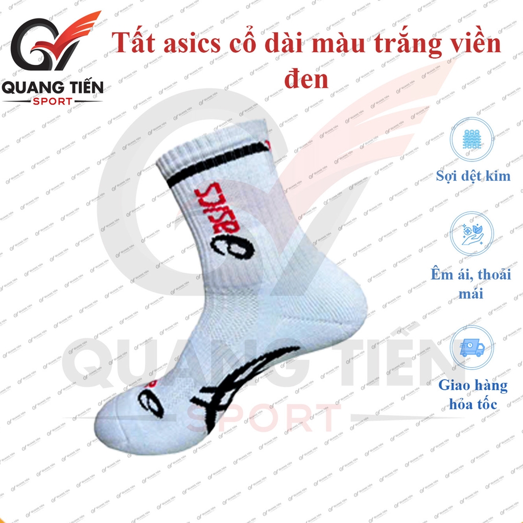 Tất thể thao cao cấp Asics cổ dài