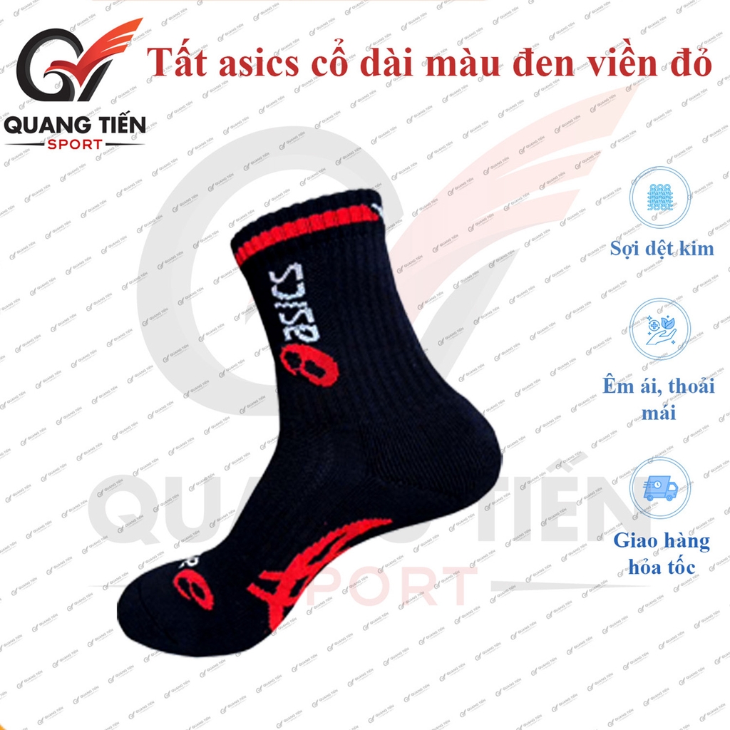 Tất thể thao cao cấp Asics cổ dài