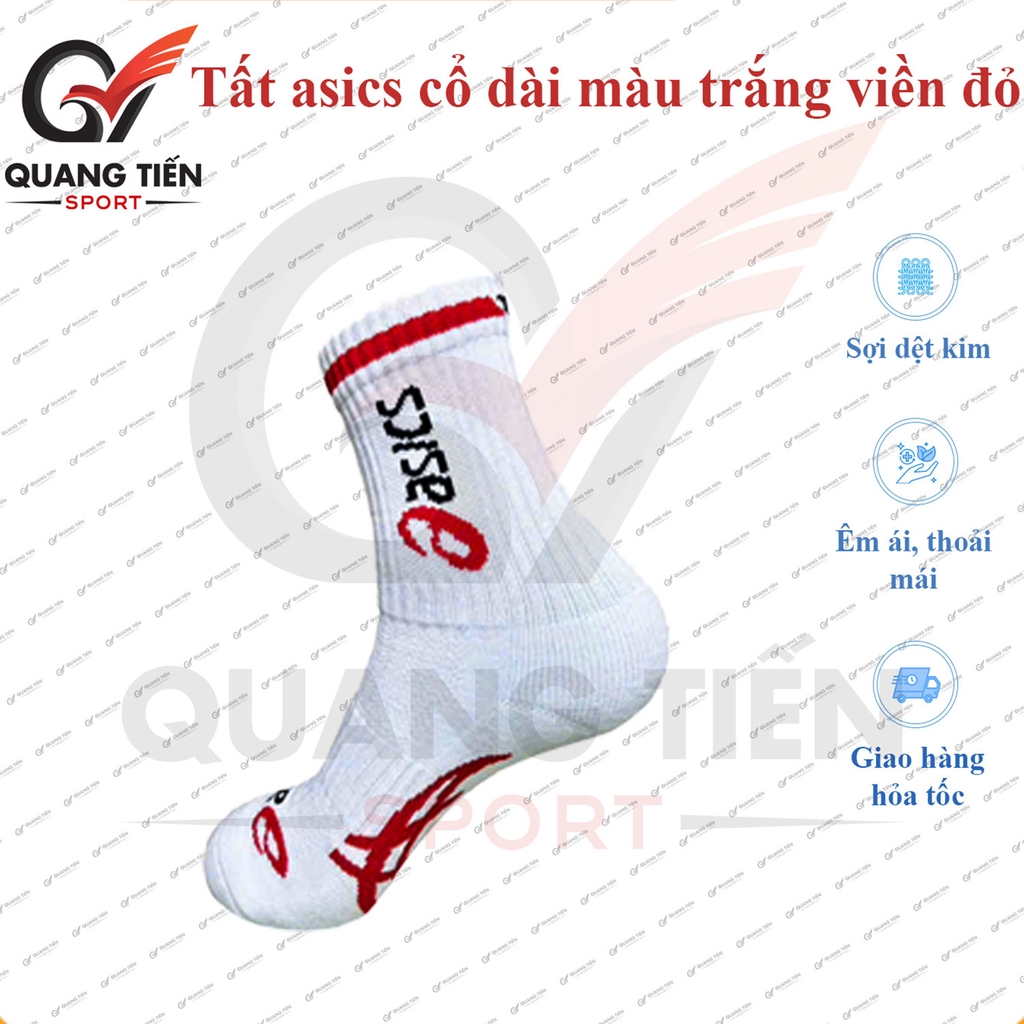 Tất thể thao cao cấp Asics cổ dài