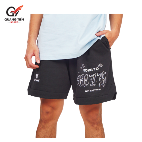 Quần Bóng Rổ Stepback Win Short In Black