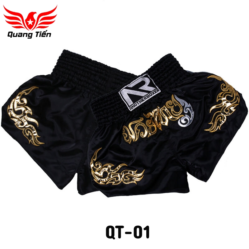 Quần Muay Thái Another Boxer Chính Hãng Muay Thai Short Chất Liệu Satin Cao Cấp | QT-001