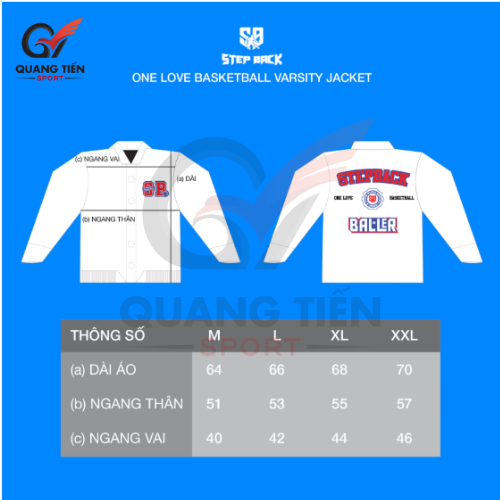 Áo Khoác Stepback Champion Varsity Jacket