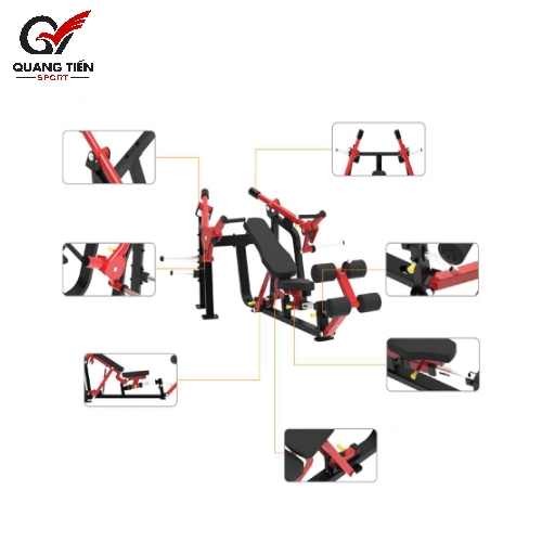 Impulse SL7046 Máy tập đẩy ngực đa năng 3 trong 1 [Super Chest Press]